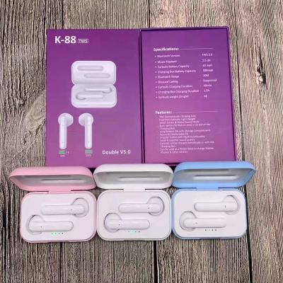 China Wholesale K88 TWS BT Earbuds Perfect Healthy Wireless Earbuds, BT Earbud Smart Touch Control Twin Wireless Earphone for sale