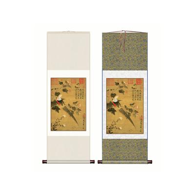 China High Quality Silk Fabric Computer Inkjet Rice Paper Roll Print Of Famous Paintings for sale