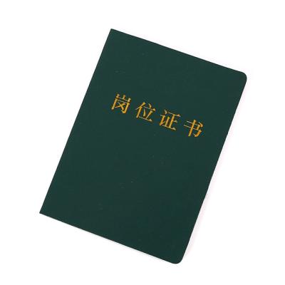 China Wholesale General Purpose Green Red Tan Leather General Purpose Certificate for sale