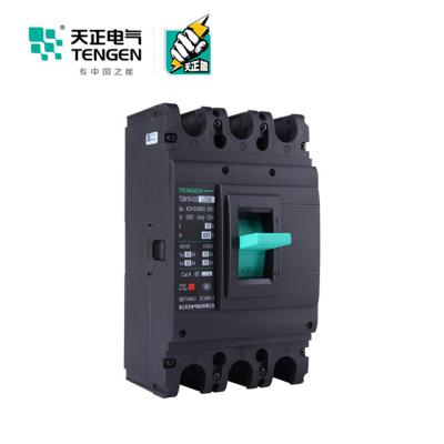 China TENGEN New Style 3 Phase TGM1N-400L/3340 50kA Circuit Breaker 200A 250A 280A 315A 320A 350A 400A AC220V DC24V AC380V MCCB for sale