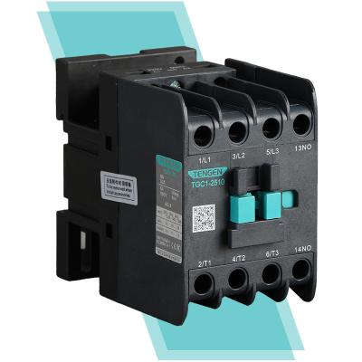 China Electric Power Tengen Single Phase 3 Phase 3 4 Phase 110v 220v 380v Contactor for sale