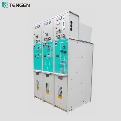 China Tengen SF6 12kv Outdoor/Indoor Outdoor Medium High Voltage Power Distribution Cabinet Ring Main Unit RMU Control Electrical Mechanism for sale