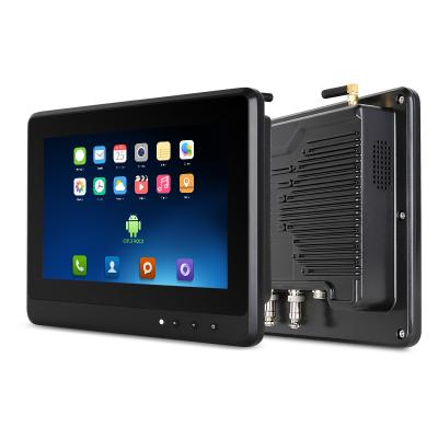 China Aluminum Alloy Enclosure CANbus 10.1Inch Ip65 4G Rugged Waterproof Industrial Capacitive Touch Screen Panel Computer Usb Vehicle Car PC For Rail Marine for sale