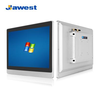 China Jawest Shenzhen Factory Aluminum Alloy Desktop 15 Inch All In One Industrial PC Touch Screen PC Linux Laptop for sale