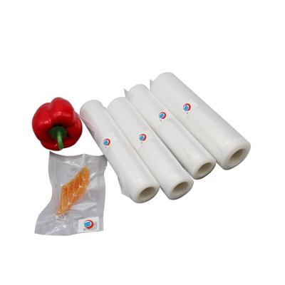 China Food Packaging Recyclable Bag PA+PE Compound Bag Roll Emboss Vacuum Sealer Bag for sale