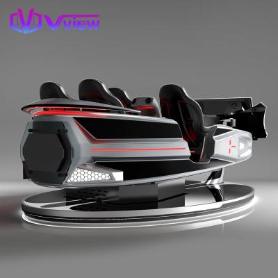 중국 Vview Multiplayer Shooting Game VR Motion Cinema Virtual Reality Flight Simulator Cinema 9D VR Chair 판매용