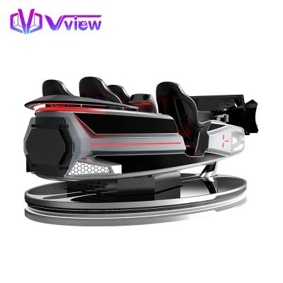 중국 Vview VR Indoor Game Zone New 4 Person VR Cinema Virtual Reality Arcade 9D VR Game Machine 4 Seater 판매용