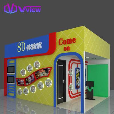 China Vview VR Arcade Dynamic 9D Attractie Car Racing Game Machine Driving Simulator 5D 4D Motion Cinema Seat for sale