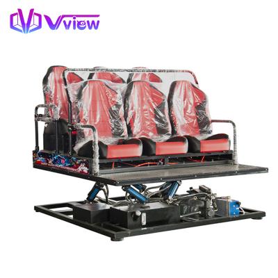 China Vview Amusement VR Theme Park Multiplayer 9D Movie Virtual Reality Cinema Simulator With 3D Glasses for sale