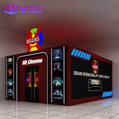 China Vview Truck 7D 4D Motion Chairs Electric Rides Custom Appearance Shooter Game 5D Cabin Cinema VR Theme for sale