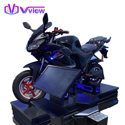 China Vview New Design Cool Appearance VR Helmet VR Motor Racing Car Arcade Ride Game Machine For Sale for sale