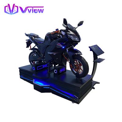 China Vview Amusement Park Ride Simulator Virtual Reality Moto Racing Kids Electric Rides for sale