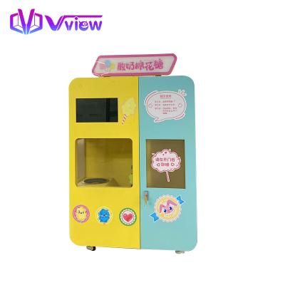 Chine Professional Ce Rohs Kids Coin Sensor Touch Screen Health Mini Cotton Candy Vending Machine Outdoor à vendre