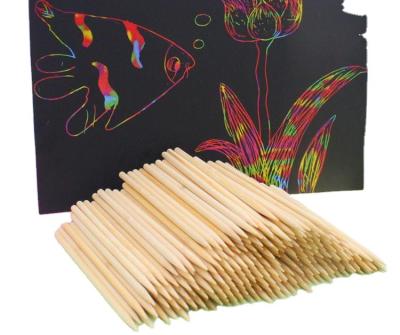 China paper & Cardboard A4 Rainbow Scratch Paper for Kids Black Scratch with Stylus and Template Scratch Wood Art Paper for sale