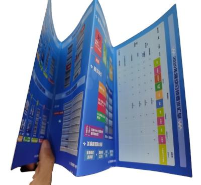 China paper & Good High Quality Folded Cardboard Trifold Flyer With Custom Printing Competitive Price for sale