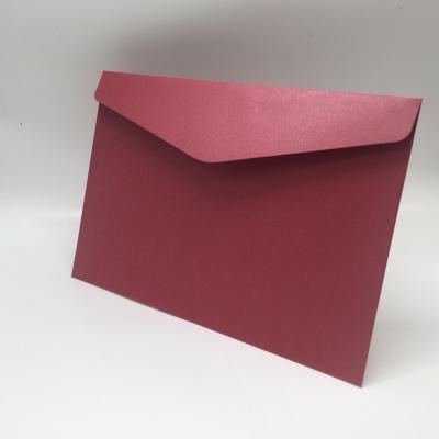 China Business Envelope Contract Envelope Large Business Envelope A4 Super Western Style High End Contract Co. no. 9 bag creative red custom logo folder paper packaging for sale