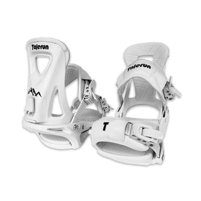 China Wholesale New Arrival White UN Professional Snowboard Bindings For Adult With Ankle Strap for sale