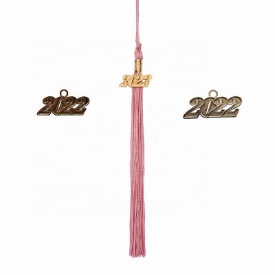 China School Solid Color Pink Graduation Tassels 2023 2023 Graduation Tassels for sale