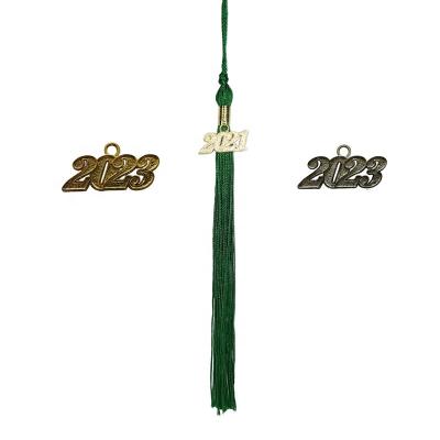 China Cell Phone Wholesale Kelly Green Solid Color High Quality Graduation Tassels 2023 2023 Graduation Tassels for sale