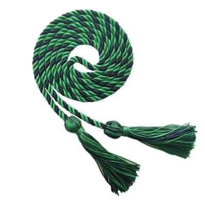 China School Kelly Green /navy Multicolored-Academic-Grade Graduation Honor Ties Graduation Strings for sale