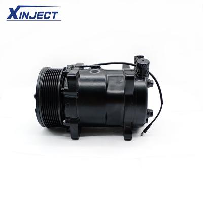 China Auto Air Conditioning System Black 8pk SD5h14 AC Compressor For HOT ROD HOT ROD for sale