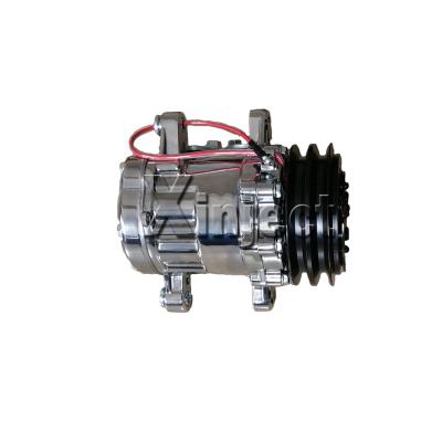 China Chrome Sanden Type 7B10-7170 For HOT ROD AC COMPRESSOR 7170 for sale