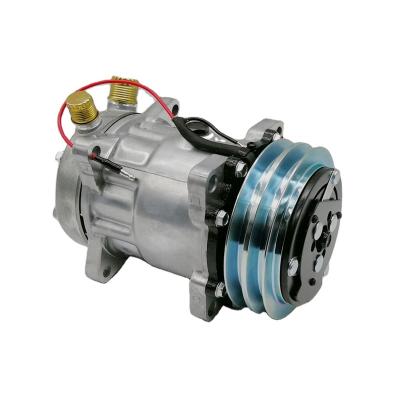 China High Quality Sanden Type 12V 2A 132MM Car 7H15 8024 AC Compressor For Universal OTHER for sale