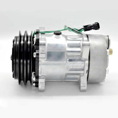 China Sanden Type 7H15 8095 A2-132 24V Auto AC Compressor For Renault 8095 for sale