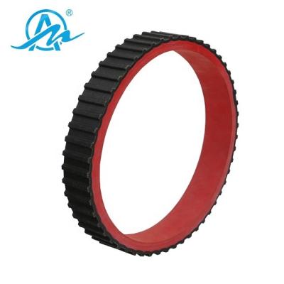 China Heat resistant/Aging proof/L resistant/Wear resistant type waterproof belt/Rubber transmission oil add red rubber coated/cogged belt for sale