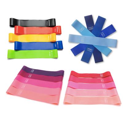 China Different Level And Durable Material Fitness Yoga Strength Physica 5 Latex Exercise Loop Resistance Bands for sale