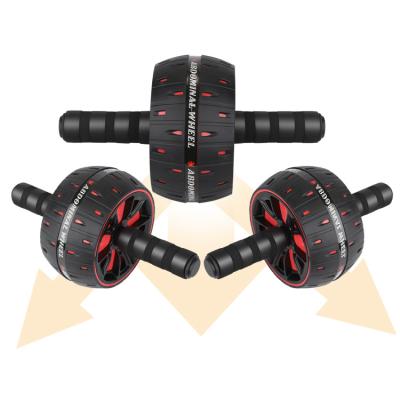 China Comfortable Goods Sell Well New Type Plastic Tube Exercise Equipment Steel Abdomen Wheel Roller for sale