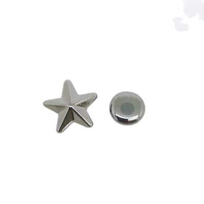 China High Quality Durable.attractive metal studs handbag rivets hardware accessories star shape with studs rivet bottom for sale