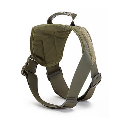 China Outdoor Training Tactical Dog Vest Harness Vest Army Dogs Adjustable Military Tactical Dog Harness for sale