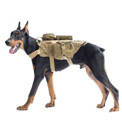 China Chase No Dog Vest Adjustable Pull Harness, Heavy Duty Dog Harness with Handle, Large Tactical Dog Harness for sale