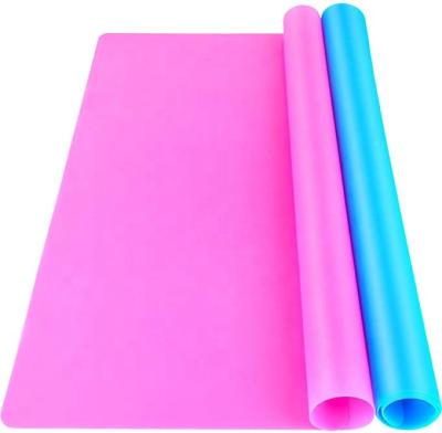 China Large 15.7 x 11.8 inch Viable Silicone Sheets for Crafts Resin Casting Molds Mat Silicone Placemat for sale