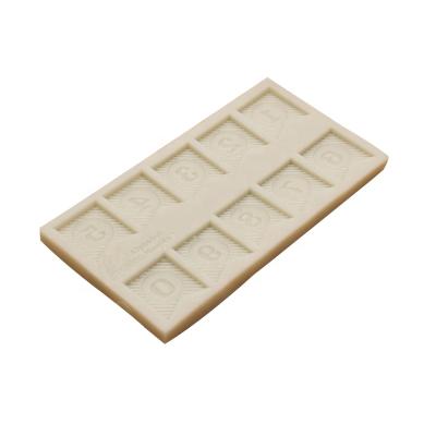 China Sustainable Epoxy Silicone Fondant Mold Cake Chocolate DIY Mold Flag 0-9 Digital Design for sale