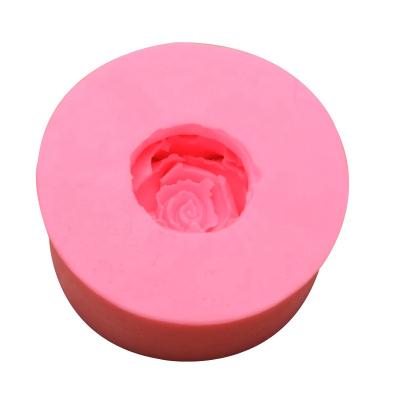 China Viable Rose Silicone Resin Mold Silicone Fondant Mold Small Clay Chocolate Sugarcraft Molds DIY for sale