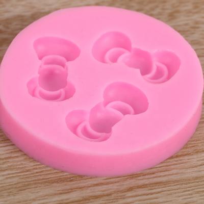 China Viable Bowknot Fondant Mold Cake Decorating Chocolate Mold Tool Cake Mold Decorations Baking Accessories for sale