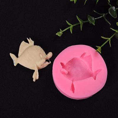 China Viable Clownfish Form Silicone Mold Fondant Mold Cake Decorating Tools Chocolate Cupcake Baking Gumpaste Mold for sale