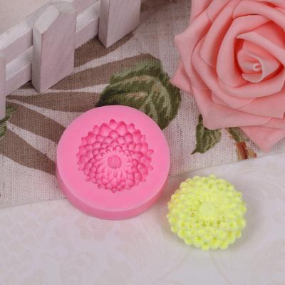 China Viable Sunflower Fondant Silicone Mold DIY Chocolate Candy Cake Decorating Molds Epoxy Resin Clay Tools for sale