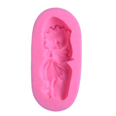 China Viable Elf Doll Silicone Mold Gumpaste Chocolate Clay Candy Molds Party DIY Fondant Cake Decorating Tools for sale