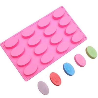 China Silicone Mold Viable Egg Silicone Soap Mold Bakeware DIY Oval Chocolate Cake Molds Baking Mold for sale