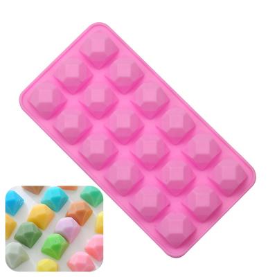 China Sustainable Silicone Mold For Chocolate 18 Cavity Ice Cube Candy Mold DIY Gummy Cake Decorating Mold for sale