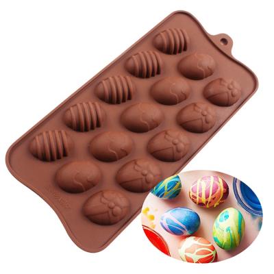 China Viable Mini Easter Eggs Molds For Chocolate Candy Egg Form Jello Ice Cube Cookie Bakeware Strain DIY Cupcake Decoration for sale