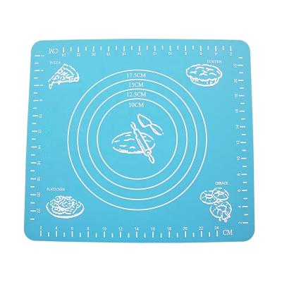 China Viable Silicone Baking Mat Oven Mats 29*26cm Silicone Pastry Baking Mat Non Stick Rolling Dough With Measurements for sale