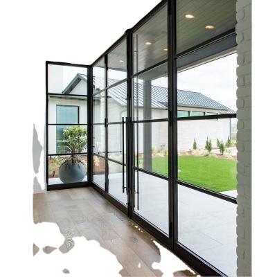 China Modern 90 Degree Angle American Steel Door TS-009 for sale