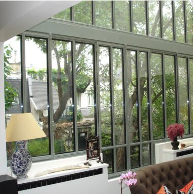 China Modern Fancy Simple Steel Thermal Break Window Style Steel Window Grills Design-TBS-029 for sale