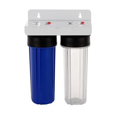 China Hotel One Year Warranty Factory Supply 10 Inch Two Stage Water Filters for sale