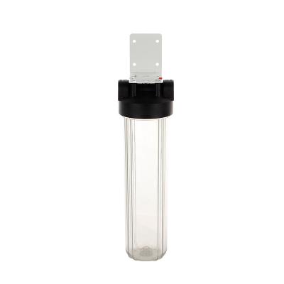 China Available 20inch Hotel Sample Clear Large Water Filter Housing For Whole House Filtration for sale