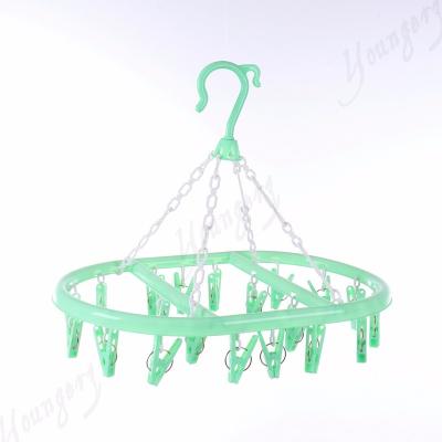 China China Supplier Baby Pant Hangers Socks and Folding Plastic Underwear Hanger Clothing Peg for sale